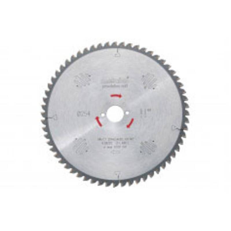 Metabo Kreissägeblatt Sägeblatt Holzbearbeitung 250 mm Hartmetall 60 Zähne - 4007430176868