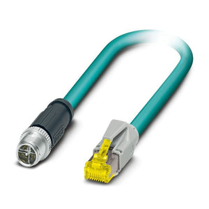 B-Ware Phoenix Contact Sensor-Aktor-Anschlussleitung 15m 8-polig RJ45 M12 grau blau