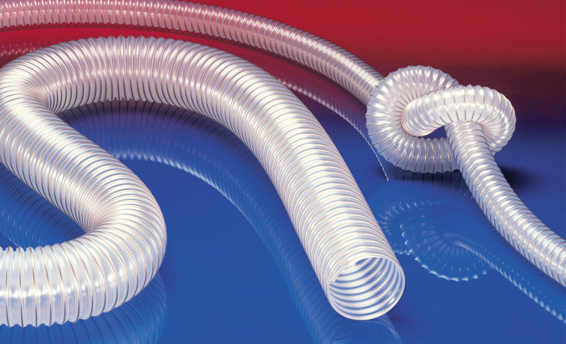 NORRES PROTAPE Pur 330 AS Gebläseschlauch Schlauch Gas Staub 90mm 4m Transparent - 4049645430434