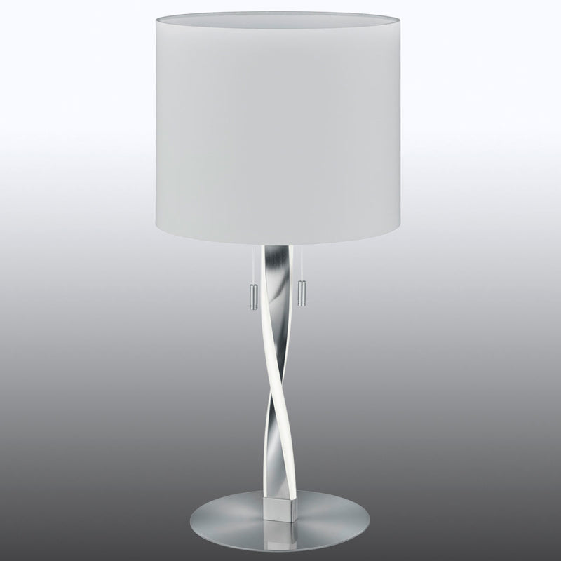 TRIO LIGHTING Tischlampe Nandor LED Leuchte mit 2 zusätzlichen LEDs nickel - 4017807380453