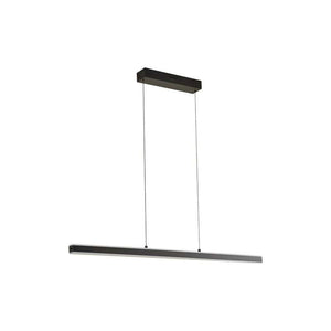 B-Ware Lucande Hängeleuchte Pendolo LED Pendellampe dimmbar schwarz Aluminium 120cm