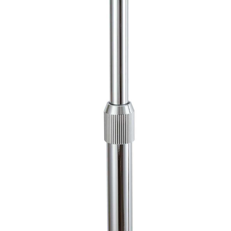 Lindby Stehleuchte Tonka Stehlampe LED E27 chromfarben grau 185cm - 4255830910753