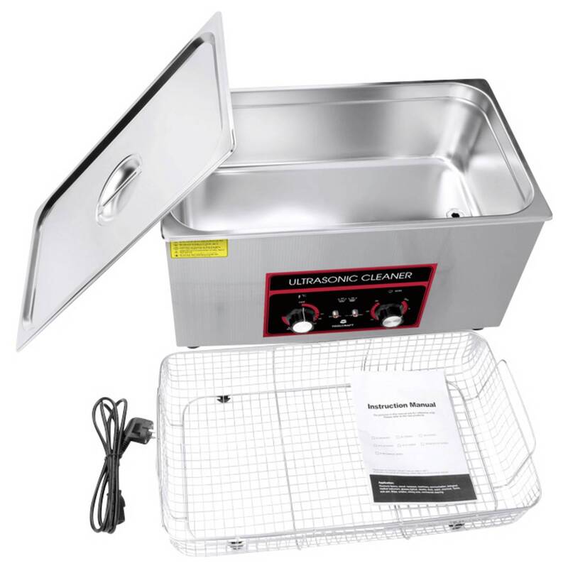 TOOLCRAFT USC-2200 ULTRASCHALL Ultraschallreiniger Gerät Reinigung 22L Edelstahl - 4064161340913