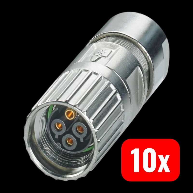 Phoenix Contact Kabelsteckverbinder M17-3ES1N8A8003 3-polig geschirmt 1 St. - 4055626706214