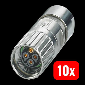 B-Ware Phoenix Contact Kabelsteckverbinder M17-3ES1N8A8003 3-polig geschirmt 1 St.