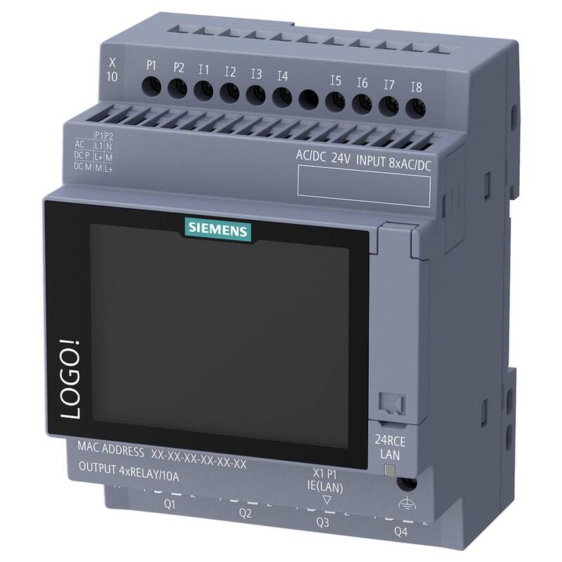 Siemens LOGO! 24 RCE 6ED1052-1HB08-0BA3 LOGO! Basismodule M.Display AC/DC 24 V - 4034106036782