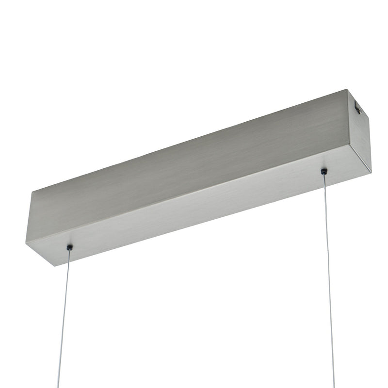 Lucande LED Hängeleuchte Annetta dimmbar CCT Holz grau 117cm Touchdimmer 2700lm - 4255830911149