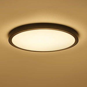 B-Ware Calex Deckenlampe HALO LED dimmbar RGB CCT IP54 schwarz Ø40cm Leuchte Lampe