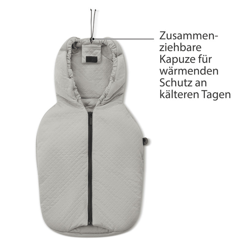ABC Design Fußsack Babyschale Babywanne Neugeborene Diamond Edition Powder Beige - 4045875068072