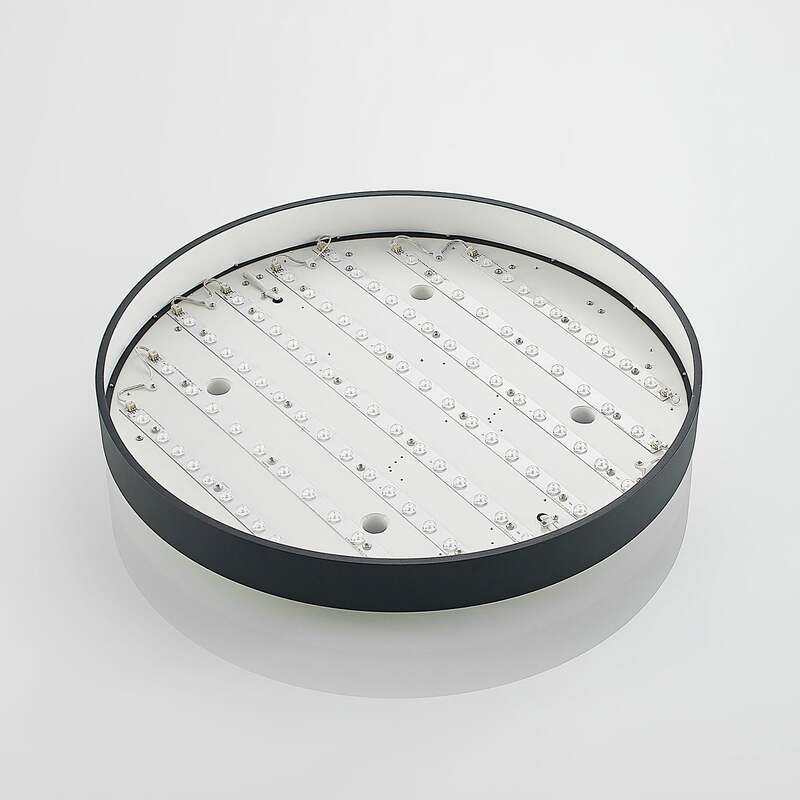 Arcchio Pendelleuchte Hängelampe LED Schwarz Aluminium Acryl Vanida Deckenlampe - 4251096597721