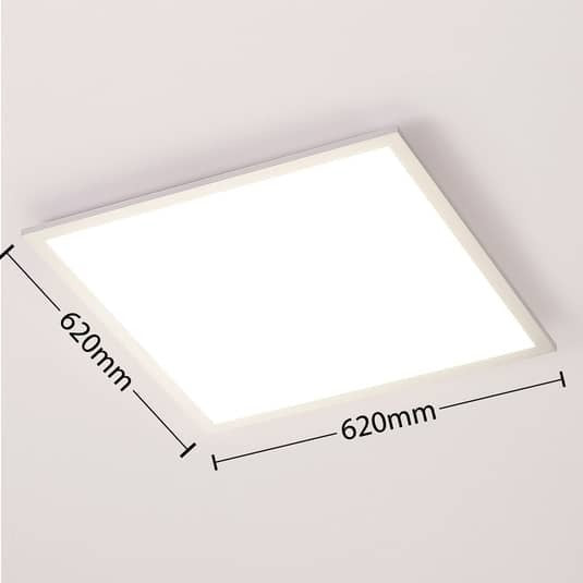 Arcchio Lysander LED-Panel Deckenlampe Deckenlampe Lampe CCT 62 cm silber IP20 - 4251096540925