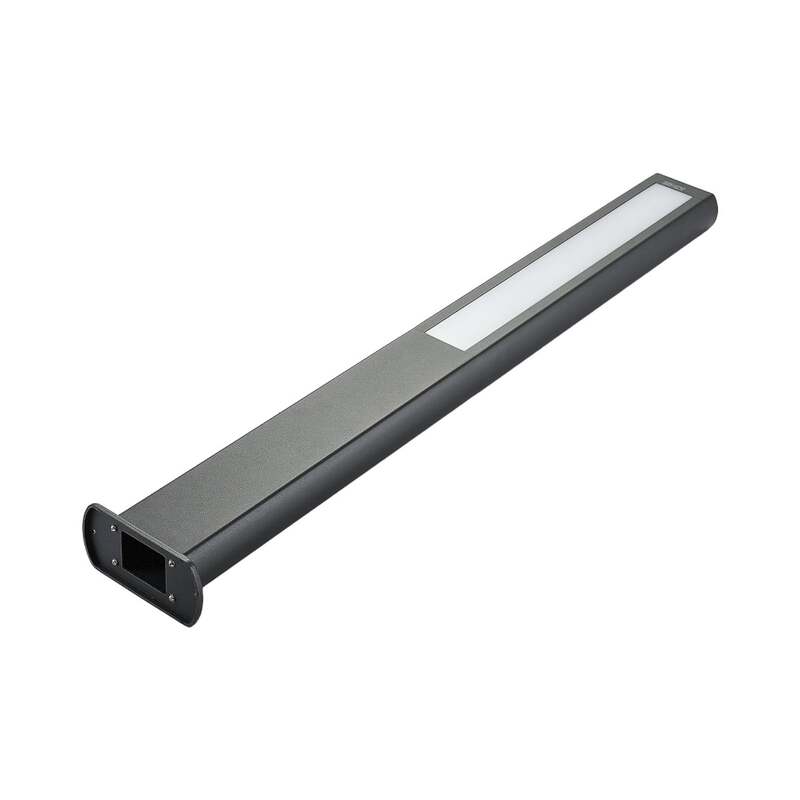 Lucande Wegeleuchte Mhairi LED Gartenlampe anthrazit 100cm 1200 Lumen IP54 - 4251096556902