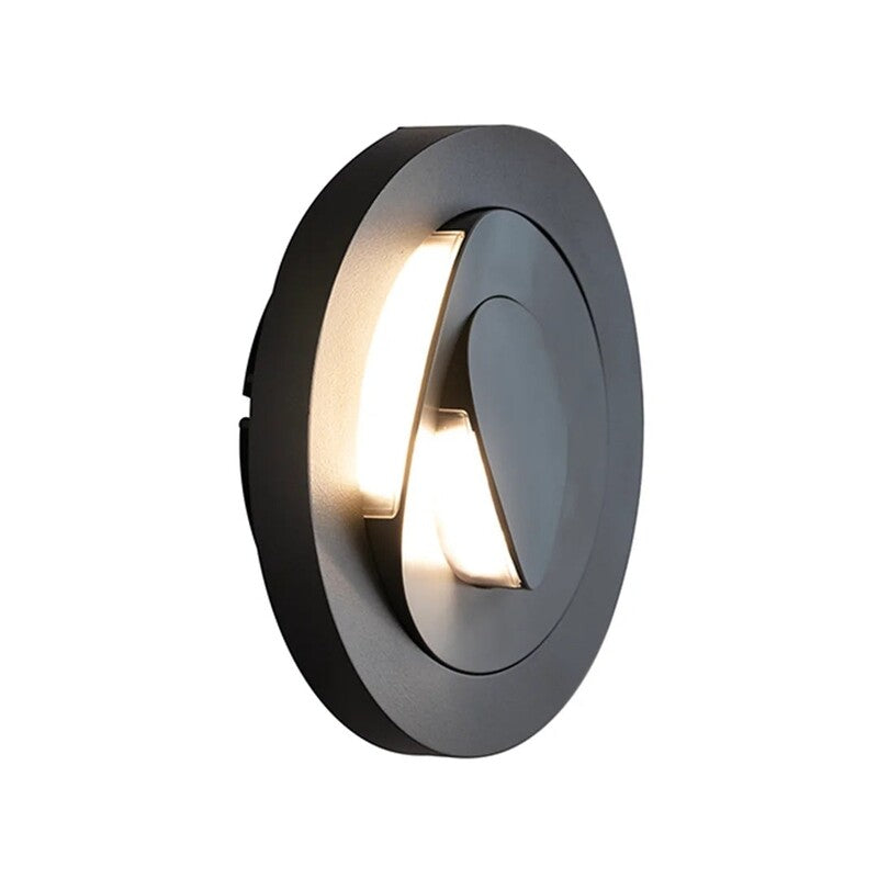 Lutec Außenleuchte Wandleuchte Moov LED Gartenlampe anthrazit IP54 68x21cm - 6939412016436