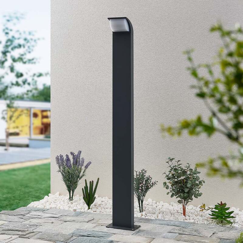 Lucande Wegeleuchte Gartenleuchte Tinna LED Pollerleuchte anthrazit 100cm IP65 - 4251096582406