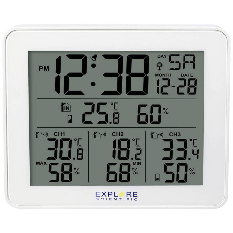 Explore Scientific Funk-Wetterstation WSH4003 Wetterstation 3 Sensoren digital - 4007922065793