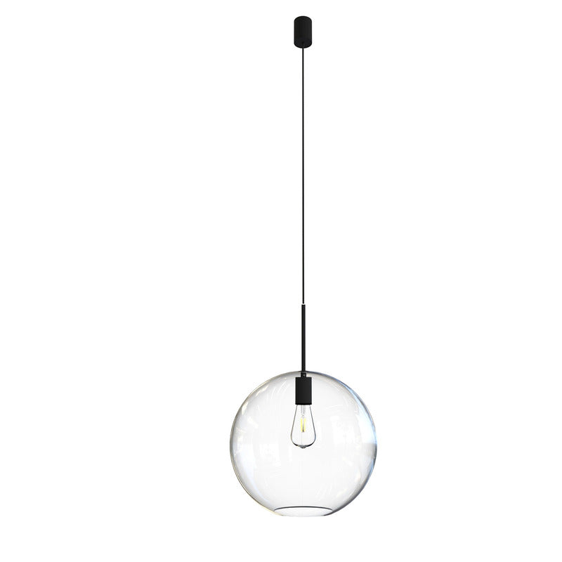 Nowodvorski Pendelleuchte Hängeleuchte SPHERE XL Glas Schwarz Modern E27 35cm - 5712772112784