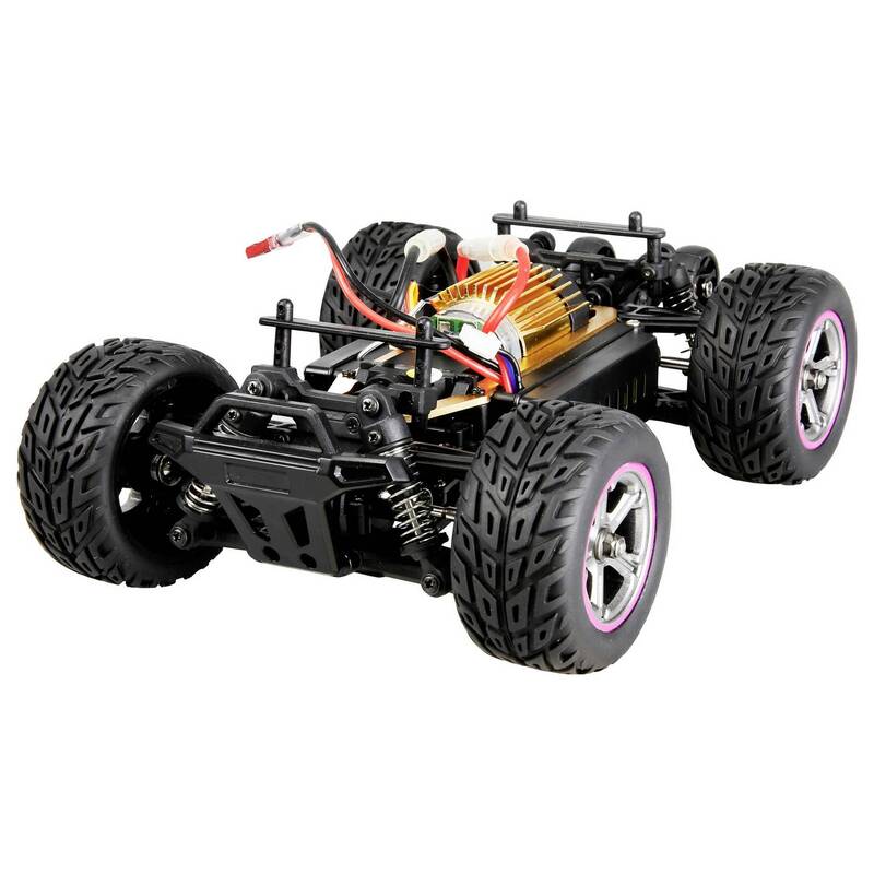 Amewi MAX20 1:20 RC Monstertruck Elektro 4WD Blau Orange mit Lichteffekt - 4262500341229