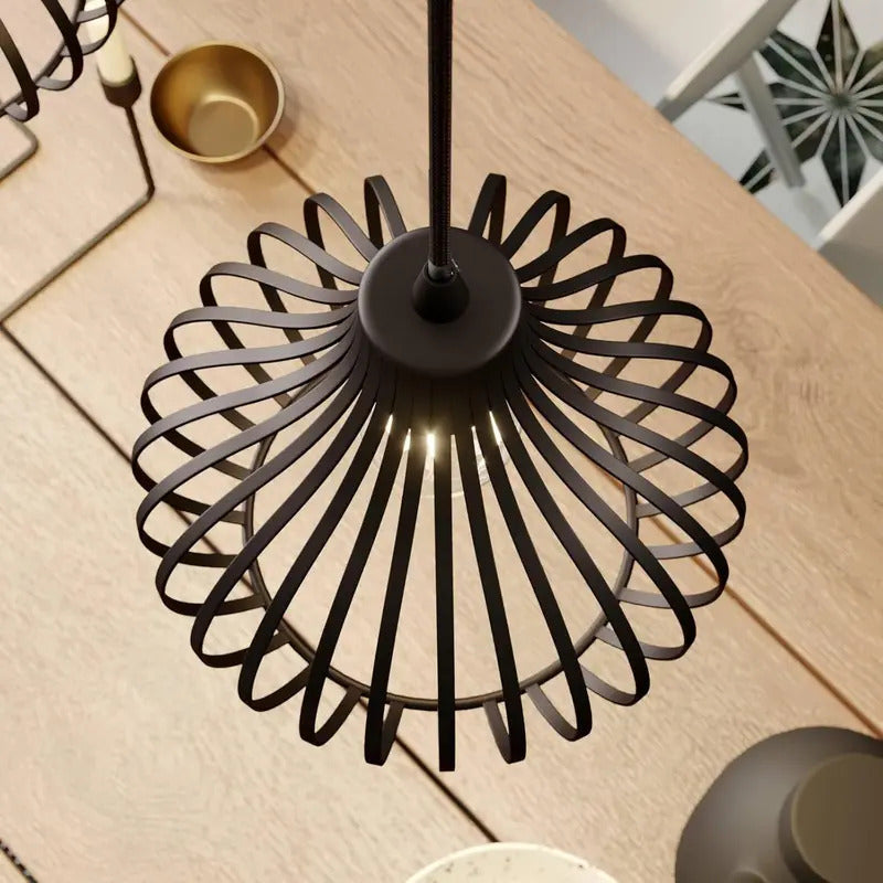 Lindby Hängelampe Pendelleuchte Frances Lampe kaffeebraun 4-flammig Metall 498 - 4251096551716