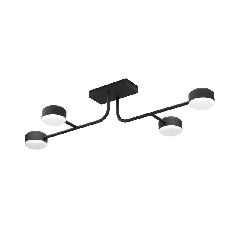 EGLO LED-Deckenleuchte Leuchte Clavellina schwarz vierflammig Innenbeleuchtung - 9008606241088