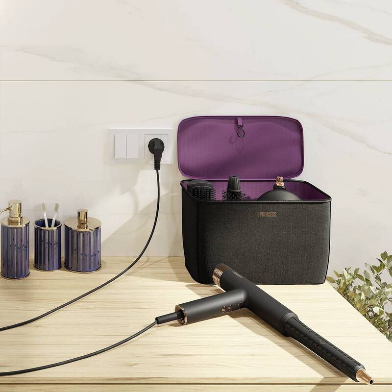 Princess Profi-Airstyler Haartrockner Föhn Haarstyler Schwarz - 8712836997707
