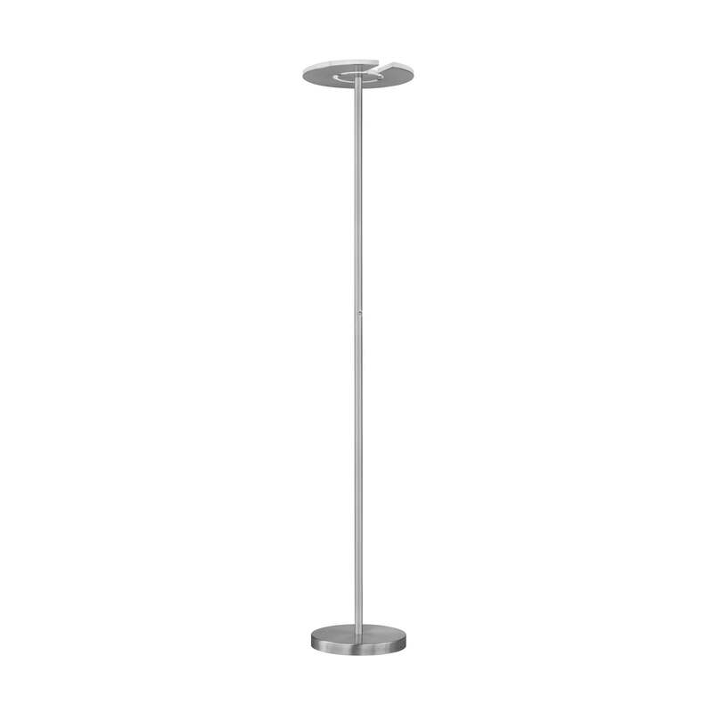 Stehleuchte Lampe LED Dent CCT Funktion Dimmer nickel matt chrom Beleuchtungs550 - 4003694403207