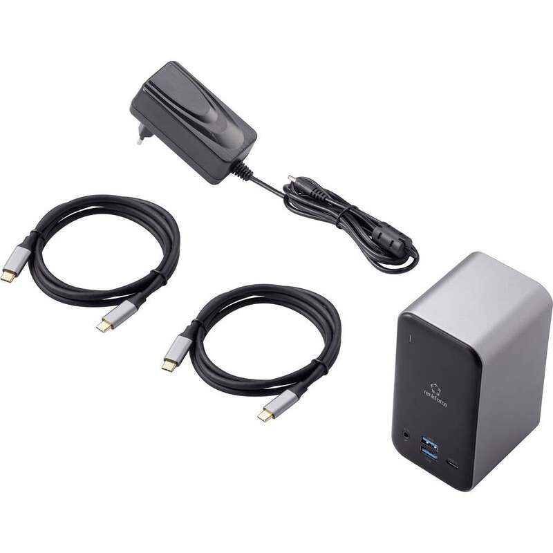 Renkforce USB-C Notebook Dockingstation Universal Ladefunktion Ladeturm Laden - 4064161039251