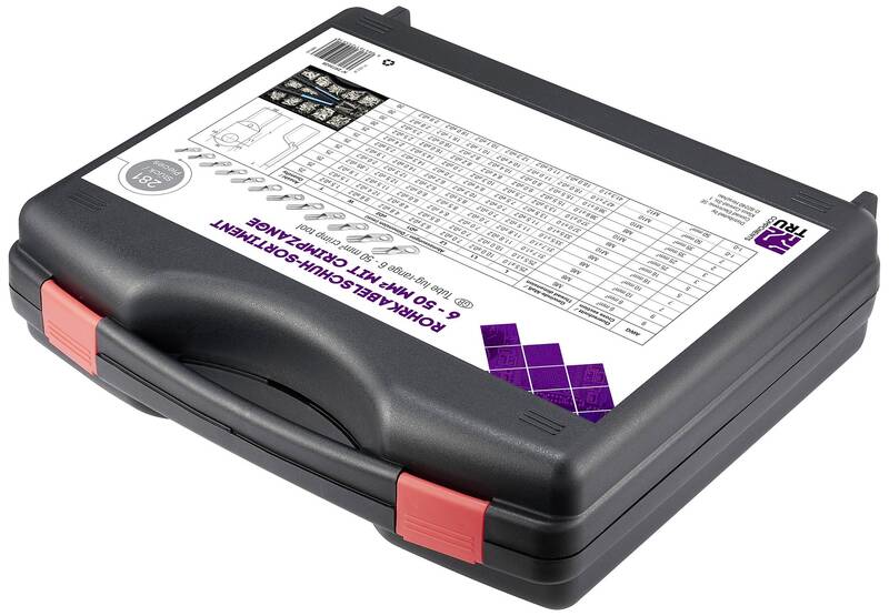 TRU COMPONENTS TC-11894512  Rohrkabelschuhsortiment Rohr SIEHE TEXT/FOTO - 4064161295916
