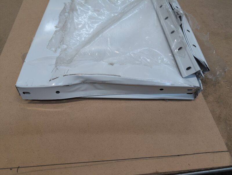 IRONSIDE Lagerregal-Komplettregal 4 Böden Handtuchheizkörper 50kg weiß - 3394661003638
