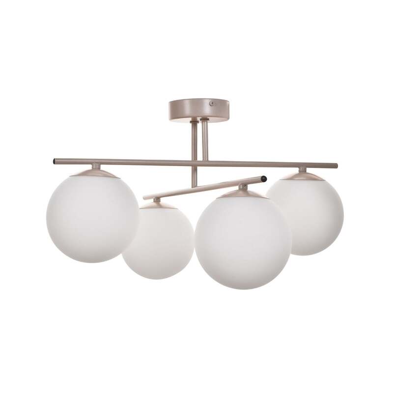 Aurora Deckenleuchte Lampe Deckenlampe beige Ø 50 cm 4 flammig SIEHE TEXT/FOTO - 5905563004197