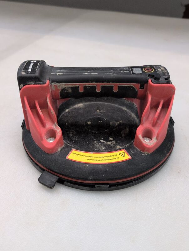 Toolcraft Akku-Saugheber Tragkraft 168 kg Heben Transportieren 205 mm Ø 98 mm - 4064161471839