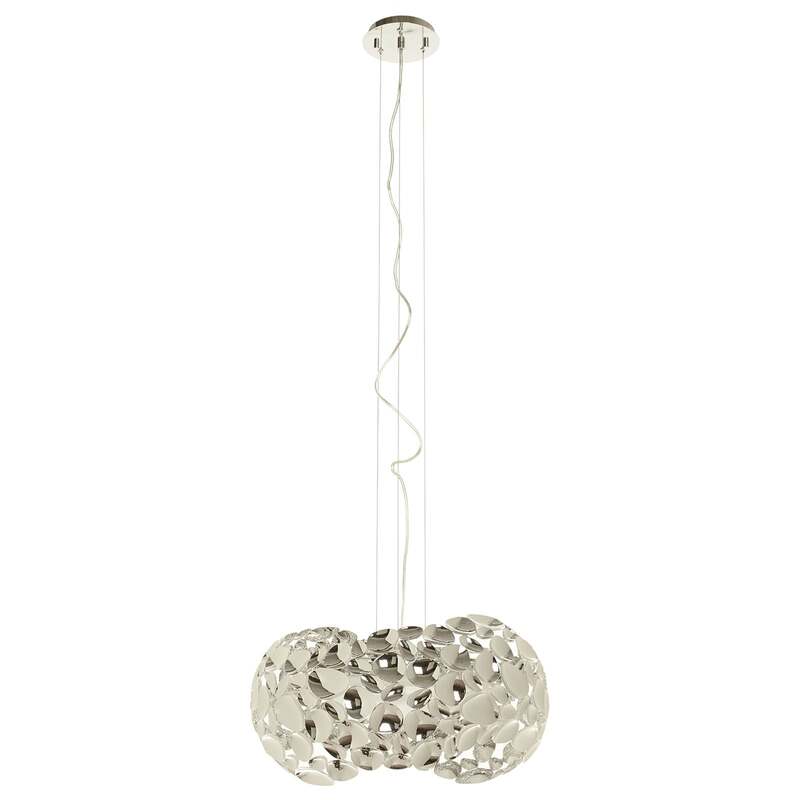 Schuller Valencia Hängeleuchte Narisa LED Pendelleuchte Lampe chrom Ø46cm 3000K - 8435435318734