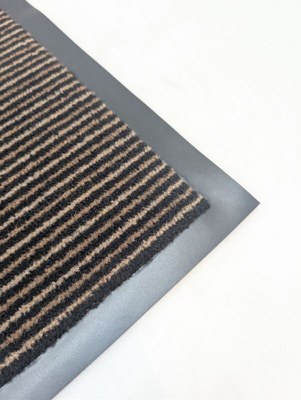 LUX Türmatte rutschfest gestreift 60x40cm Innenbereich praktische Fußmatte - 4007873940095