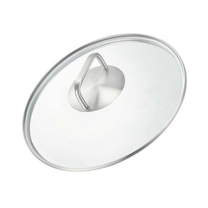 B-Ware SILBERTHAL Glasdeckel Pfannendeckel Deckel Pfanne Glas 24 cm Edelstahlgriff256