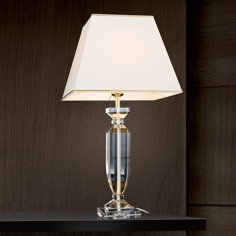 Orion Tischlampe Lampe Leuchte Bürolampe Pokal Kristall gold SIEHE TEXT/FOTO - 9003090270453