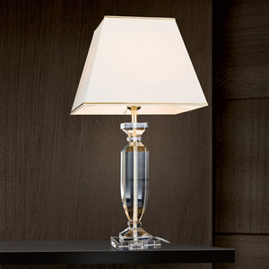 B-Ware Orion Tischlampe Lampe Leuchte Bürolampe Pokal Kristall gold SIEHE TEXT/FOTO