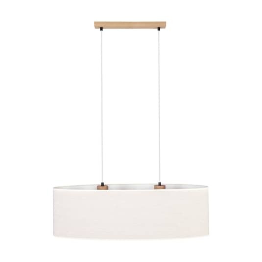 Euluna Hängeleuchte Canvas Leinenschirm Hängeleuchte Lampe Deckenlampe 80 cm E27 - 5903839989957