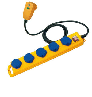 B-Ware Brennenstuhl 5-fach H07RN-F3G1,5 5m Super-Solid SL 554 DE FI Steckdosenleiste