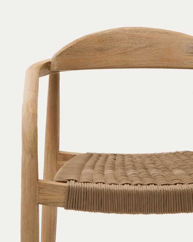 Kave Home Nina Stuhl Sitzmöbel Gartenstuhl Akazienholz Beige SIEHE TEXT/FOTO - 8433840451329