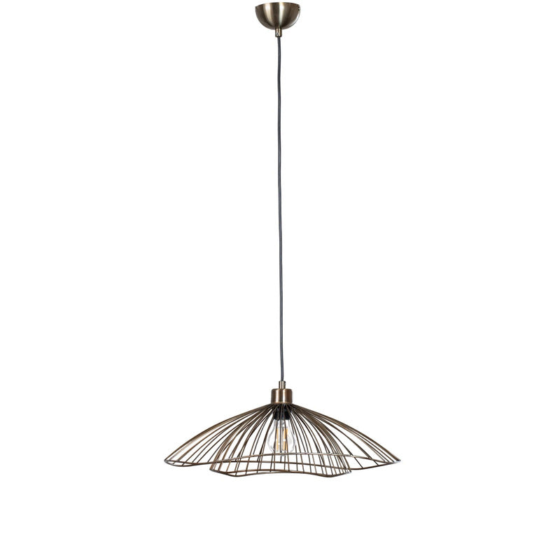 Opviq Pendelleuchte Hängeleuchte Tel LED Lampe dimmbar messing Ø50cm 1-flammig - 8684283478750