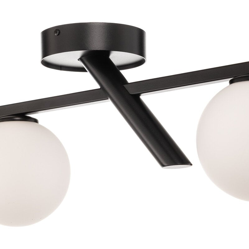 Baleo Deckenleuchte Lampe schwarz opal fünfflammig Beleuchtung SIEHE TEXT/FOTO - 5907554418662