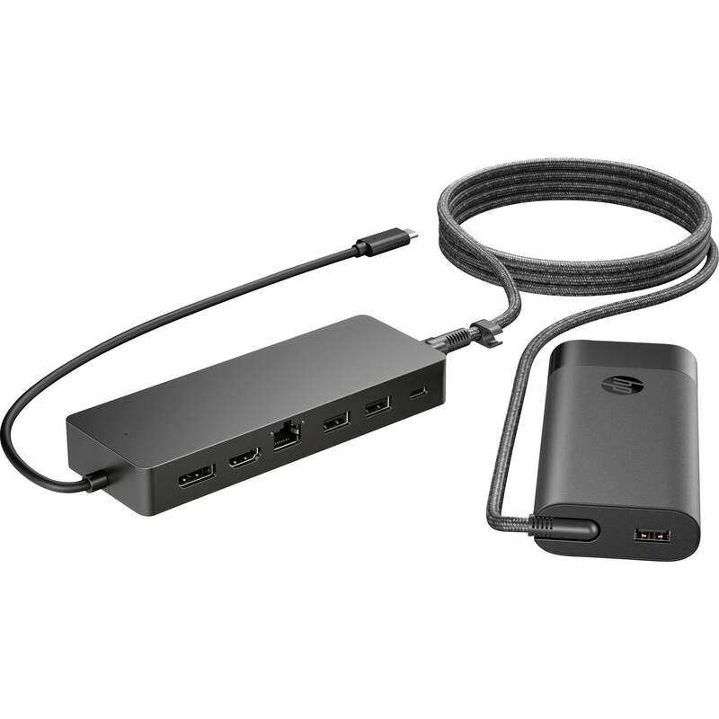 HP Dockingstation Dock Universal USB-C Station 65W Ladegerät Schwarz - 0197961554168