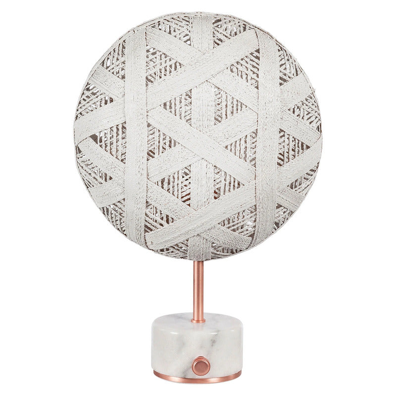 Forestier Chanpen S Hexagonal Tisch Tischlampe Tischleuchte Leuchte kupfer/weiß - 3700663913019