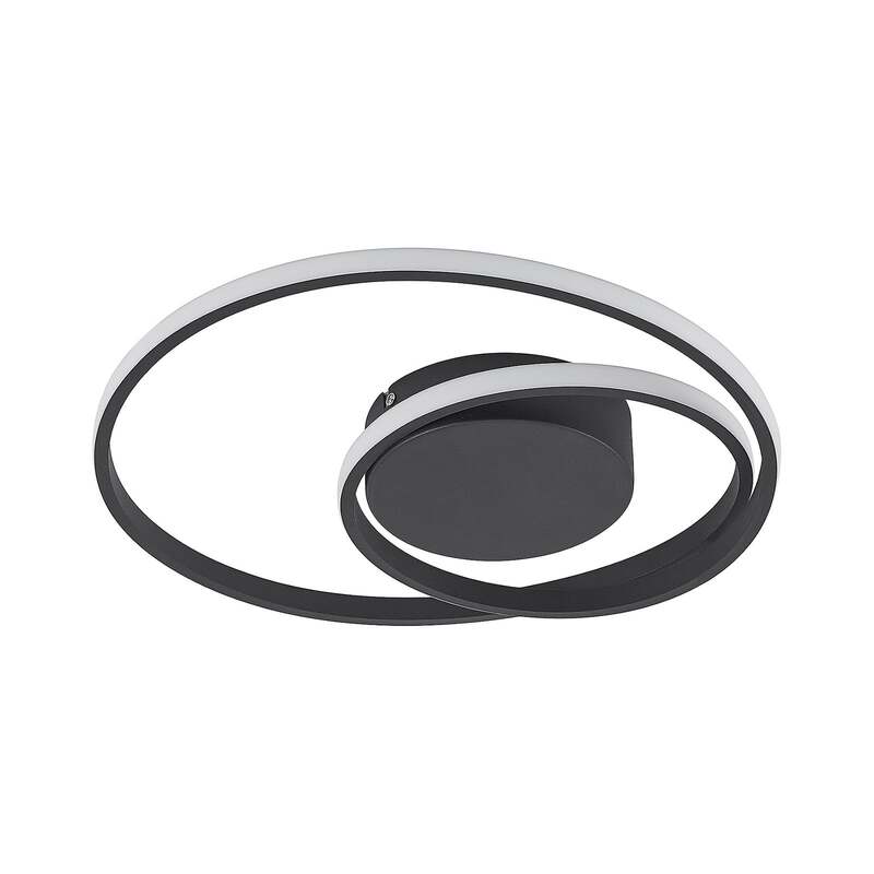 Lindby Deckenleuchte Deckenlampe LED Emisua dimmbar Fernbedienung schwarz m123 - 4251911705737