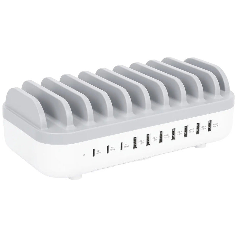 Manhattan 10-Port USB Lade- und Managementsystem 120W für Smartphones Station - 0766623180856