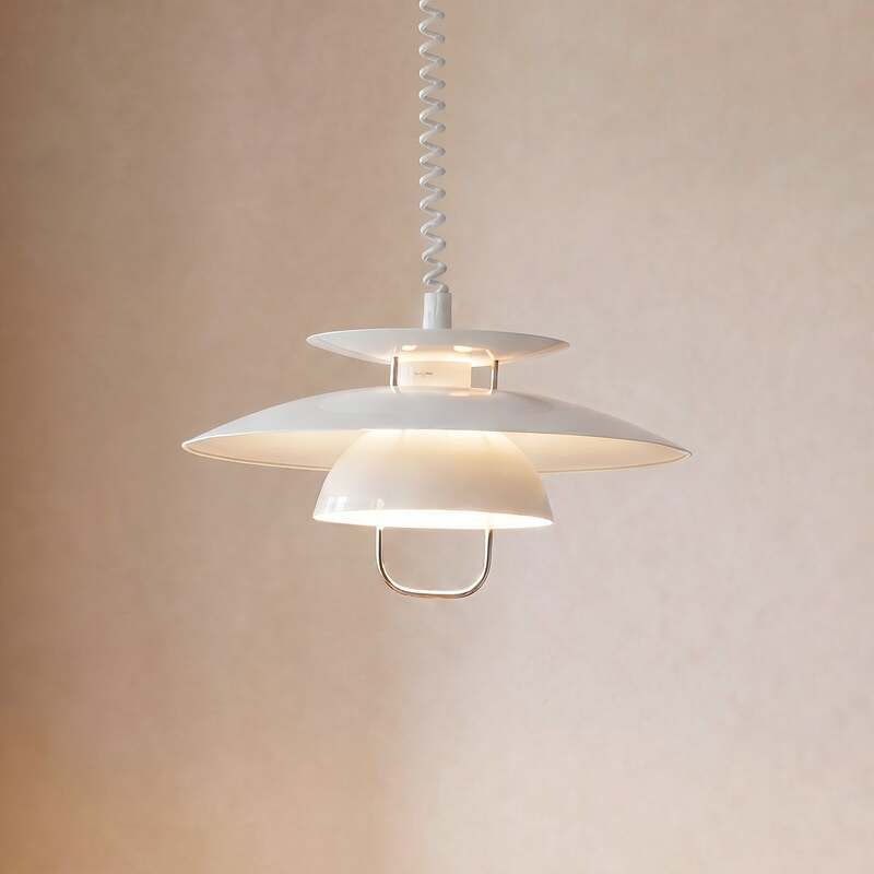 Lindby Hängelampe Hängeleuchte Nadija LED Pendelleuchte dimmbar weiß 43cm Höhe - 4251096525458