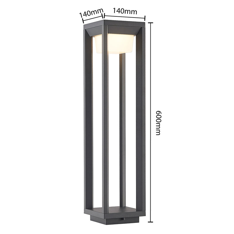 Prios Wegeleuchte Gartenleuchte Gamion LED Pollerleuchte anthrazit 60cm IP54 - 4251911736915