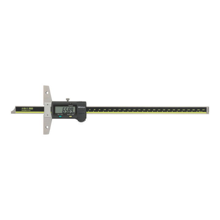 Mitutoyo Digitaler Tiefenmessschieber Messgerät Tiefenmesser Datenausgang 300 mm - 4946368846460