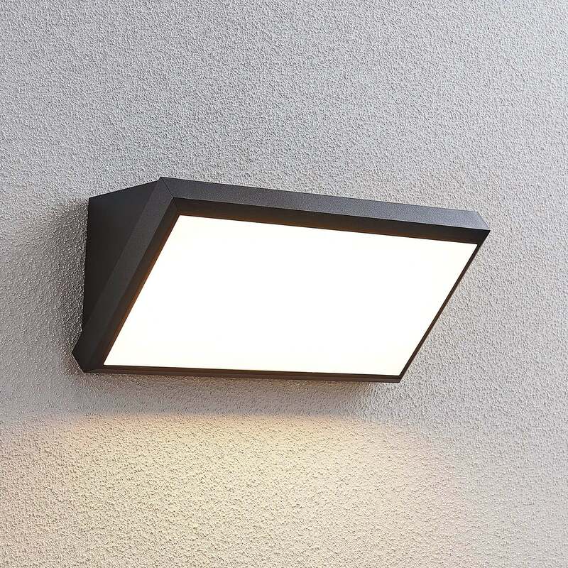 Lindby LED-Außenwandleuchte Abby Wandleuchte Wandlampe Leuchte 18 W dunkelgrau - 4251096561258