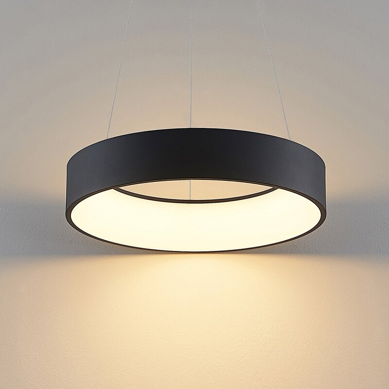 Arcchio Pendelleuchte Hängelampe LED Aleksi schwarz Eisen Kunststoff dimmbar877 - 4251911701968