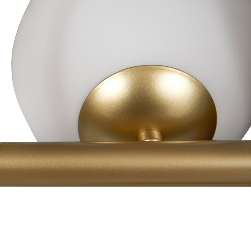 Lucande Hängeleuchte Isandro gold opal 7-flammig Deckenlampe Deckenleuchte Spot - 4251911786439